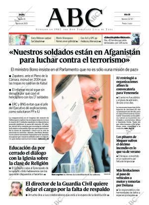 ABC SEVILLA 25-08-2005 página 1