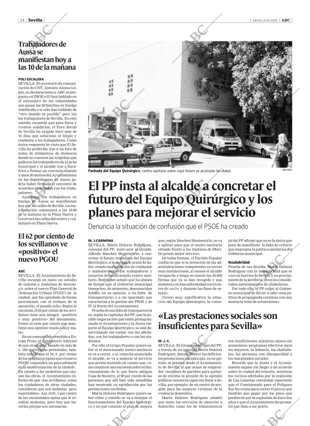 ABC SEVILLA 25-08-2005 página 14
