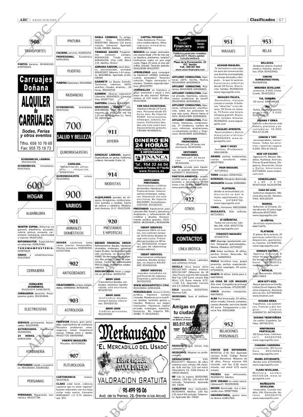 ABC SEVILLA 25-08-2005 página 67