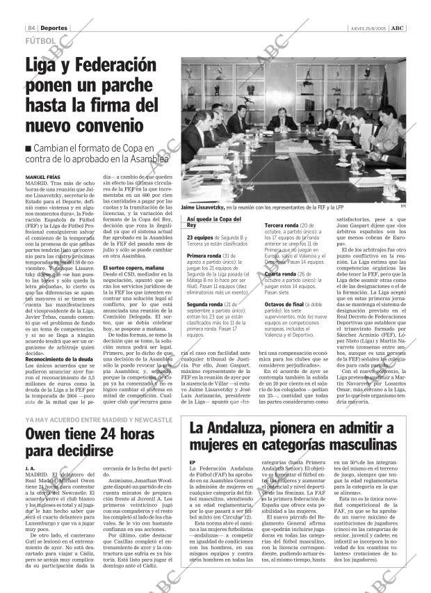 ABC SEVILLA 25-08-2005 página 84