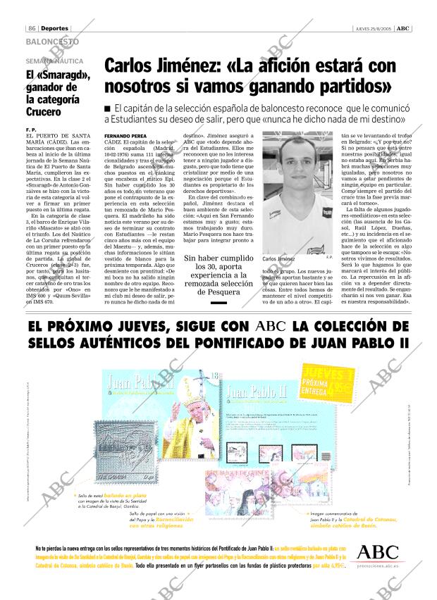 ABC SEVILLA 25-08-2005 página 86