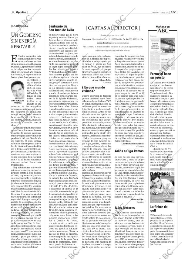 ABC CORDOBA 27-08-2005 página 8