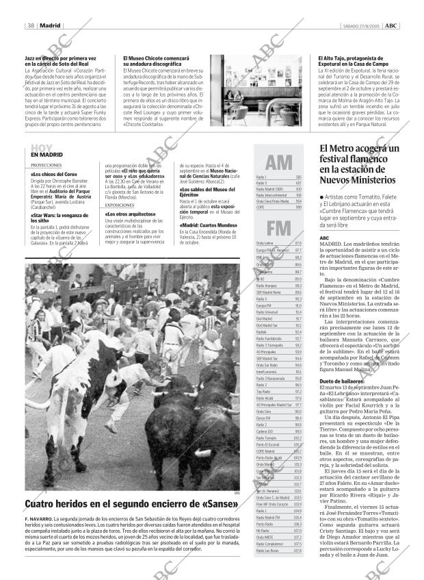 ABC MADRID 27-08-2005 página 38