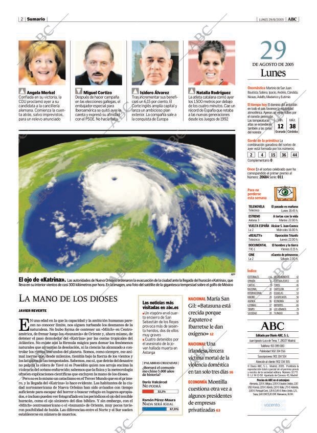 ABC MADRID 29-08-2005 página 2