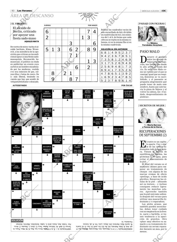 ABC MADRID 31-08-2005 página 90