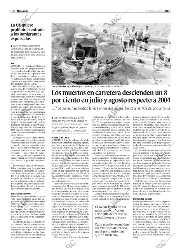 ABC MADRID 02-09-2005 página 20