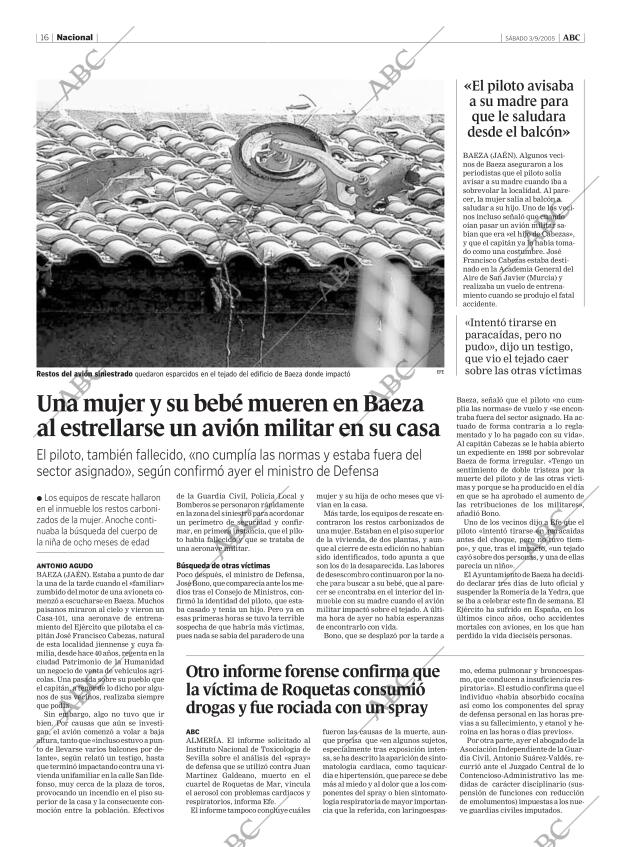 ABC MADRID 03-09-2005 página 16