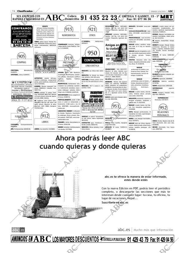 ABC MADRID 03-09-2005 página 74