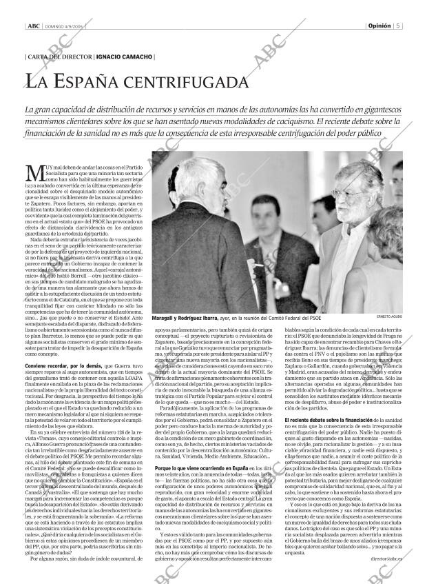 ABC MADRID 04-09-2005 página 5