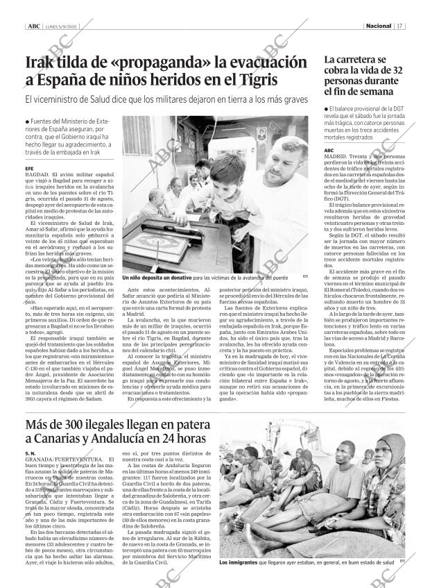 ABC MADRID 05-09-2005 página 17