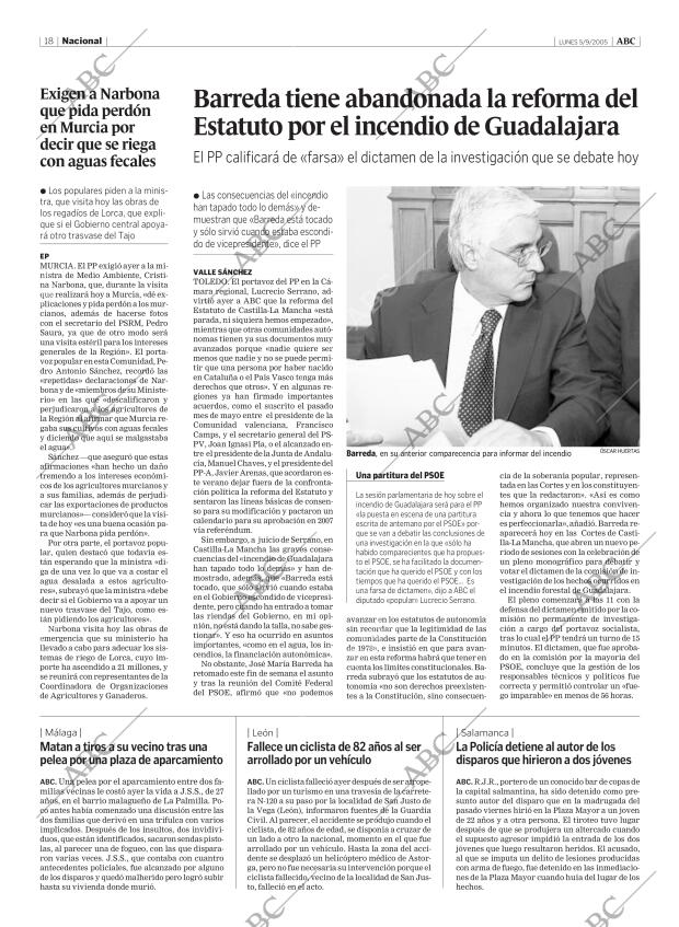 ABC MADRID 05-09-2005 página 18