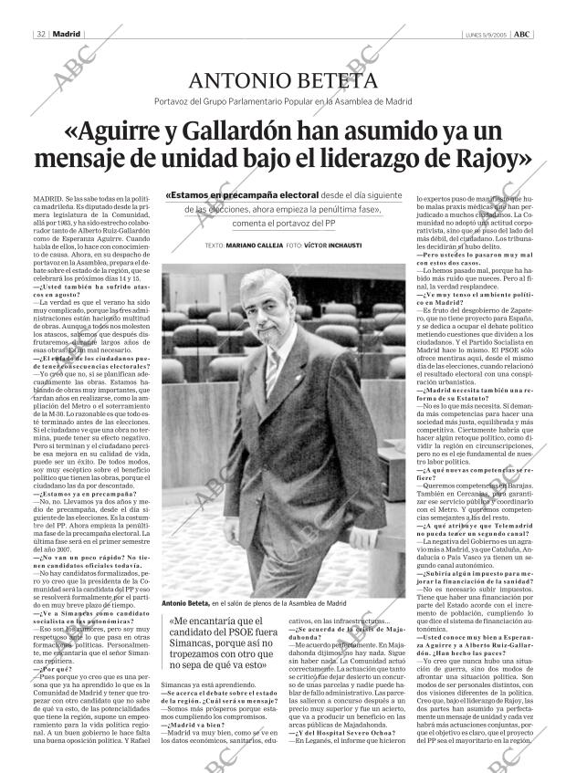 ABC MADRID 05-09-2005 página 32