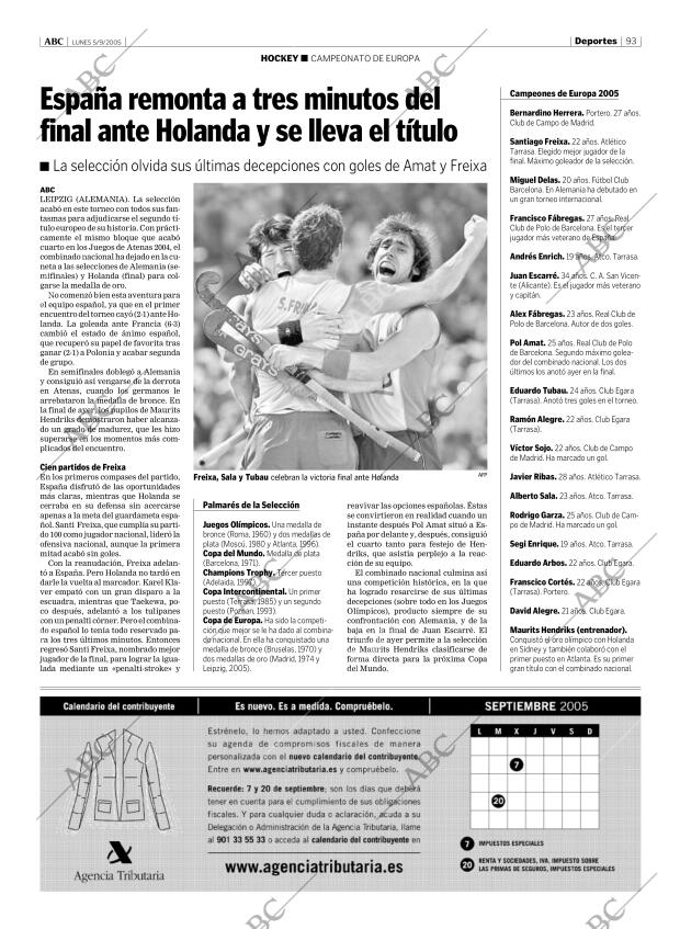 ABC MADRID 05-09-2005 página 93
