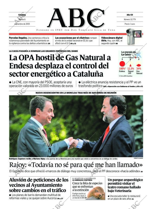 ABC CORDOBA 06-09-2005 página 1