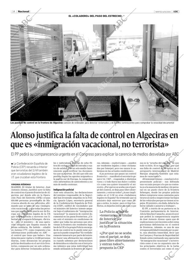 ABC MADRID 06-09-2005 página 14