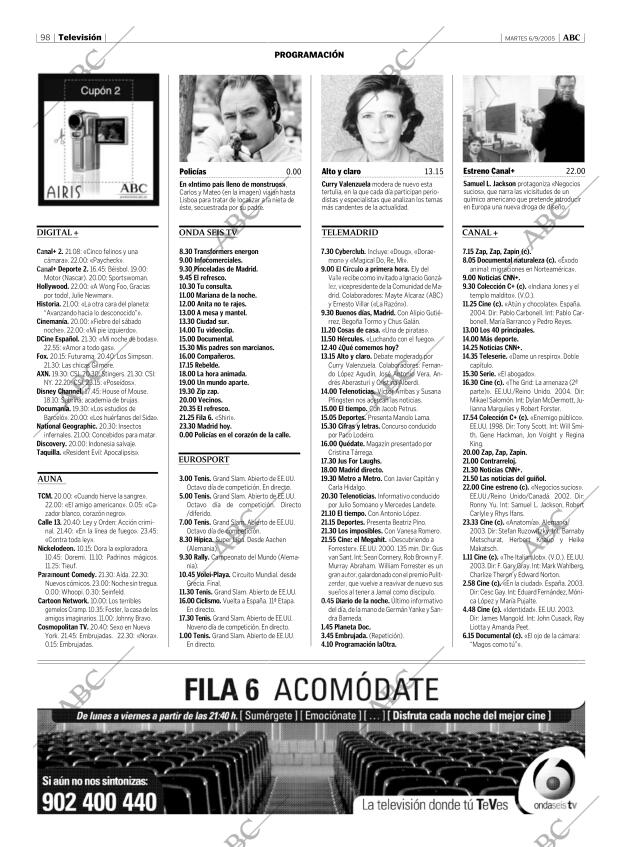 ABC MADRID 06-09-2005 página 98