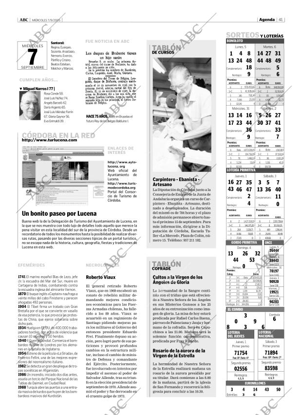 ABC CORDOBA 07-09-2005 página 41