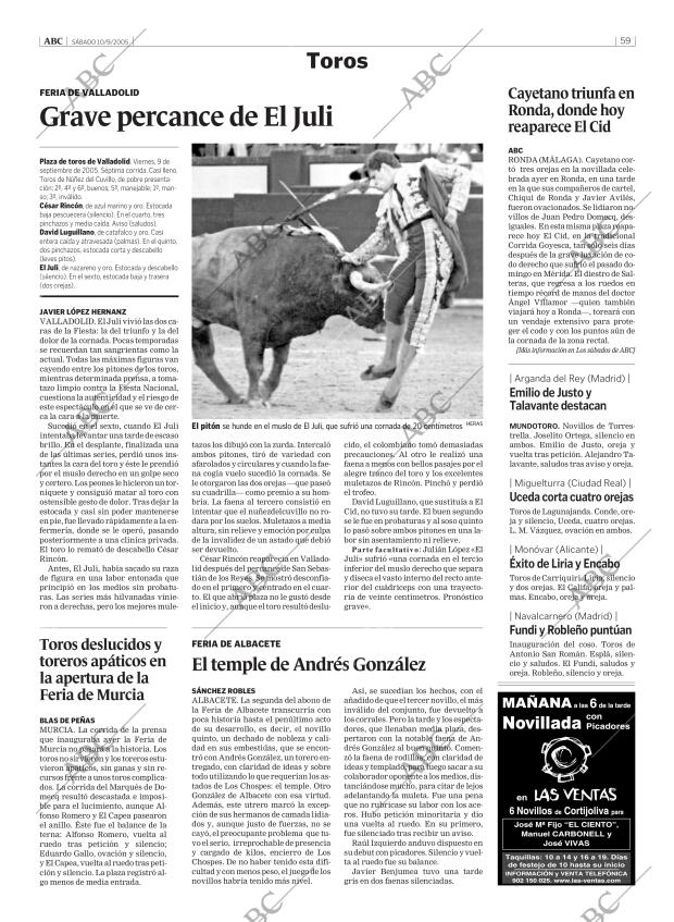 ABC MADRID 10-09-2005 página 59