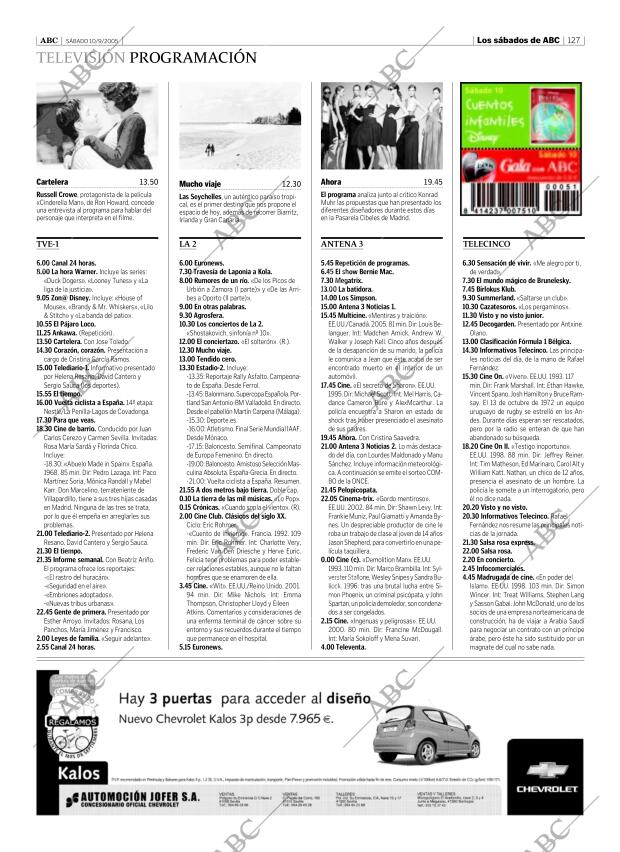 ABC SEVILLA 10-09-2005 página 127