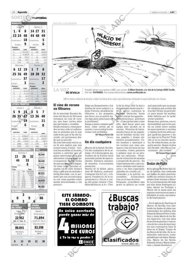 ABC SEVILLA 10-09-2005 página 26