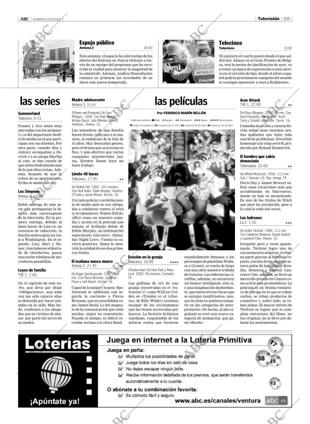 ABC MADRID 11-09-2005 página 105