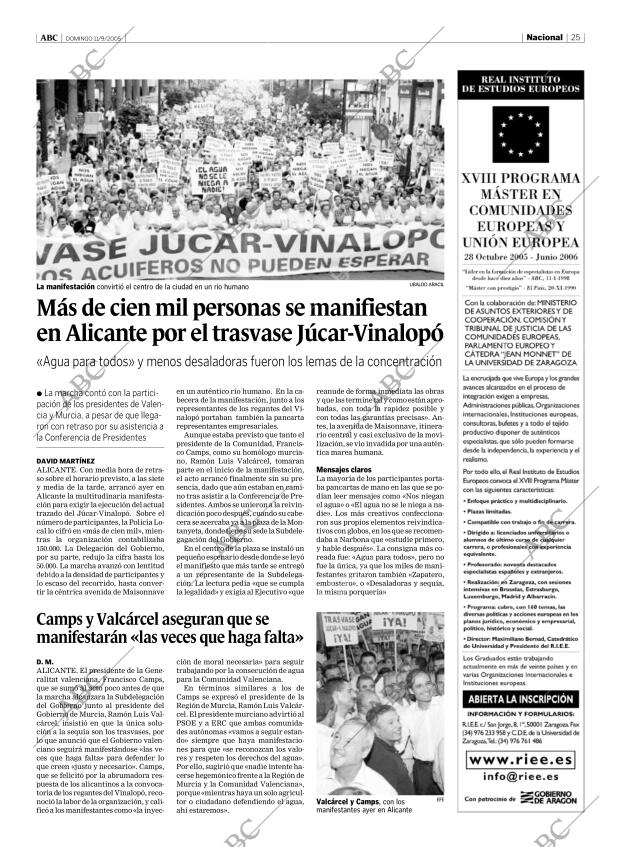 ABC MADRID 11-09-2005 página 25