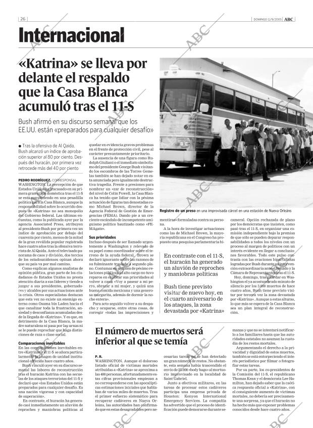 ABC MADRID 11-09-2005 página 26