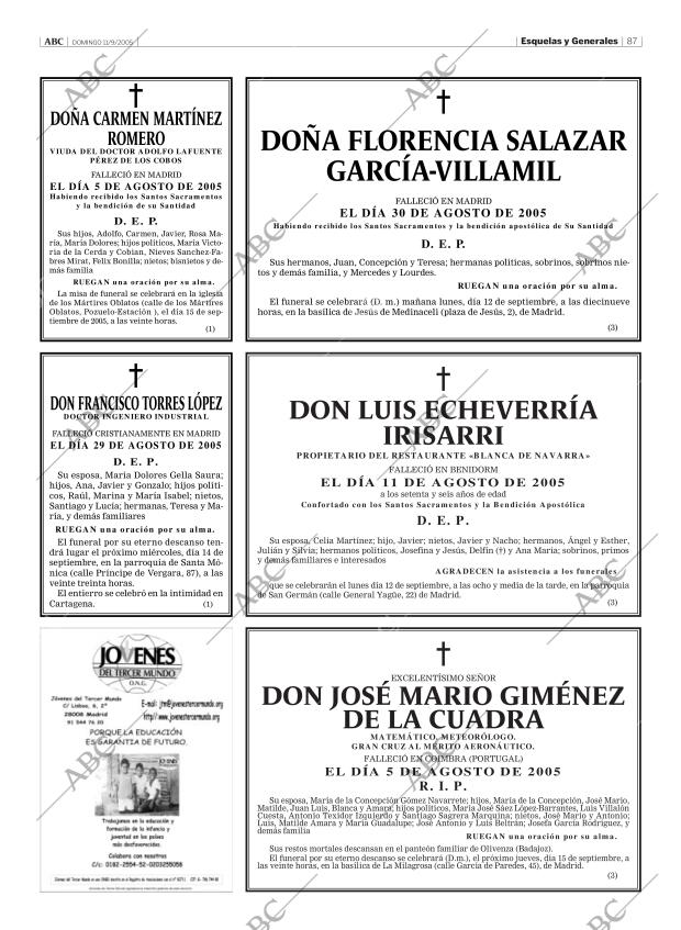 ABC MADRID 11-09-2005 página 87