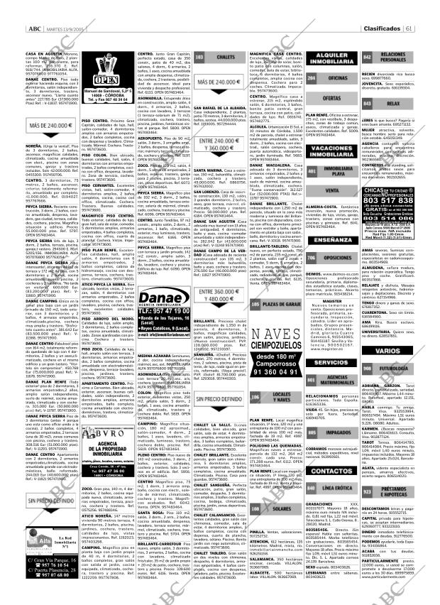 ABC CORDOBA 13-09-2005 página 61