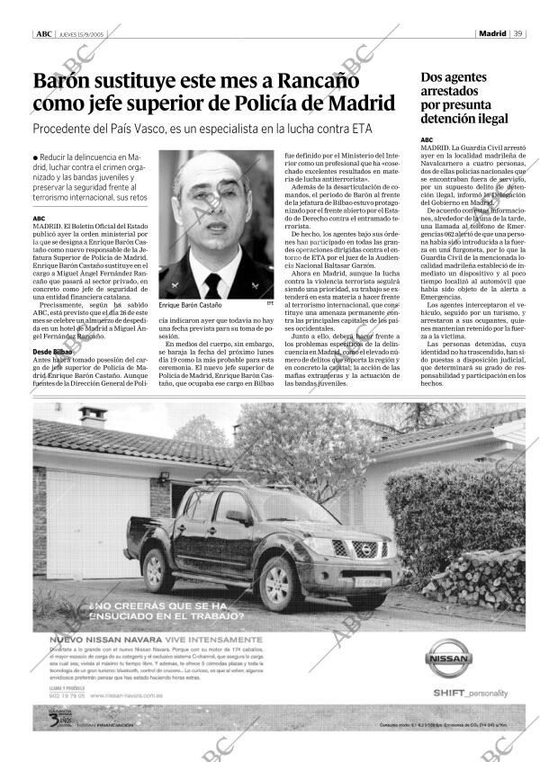 ABC MADRID 15-09-2005 página 39