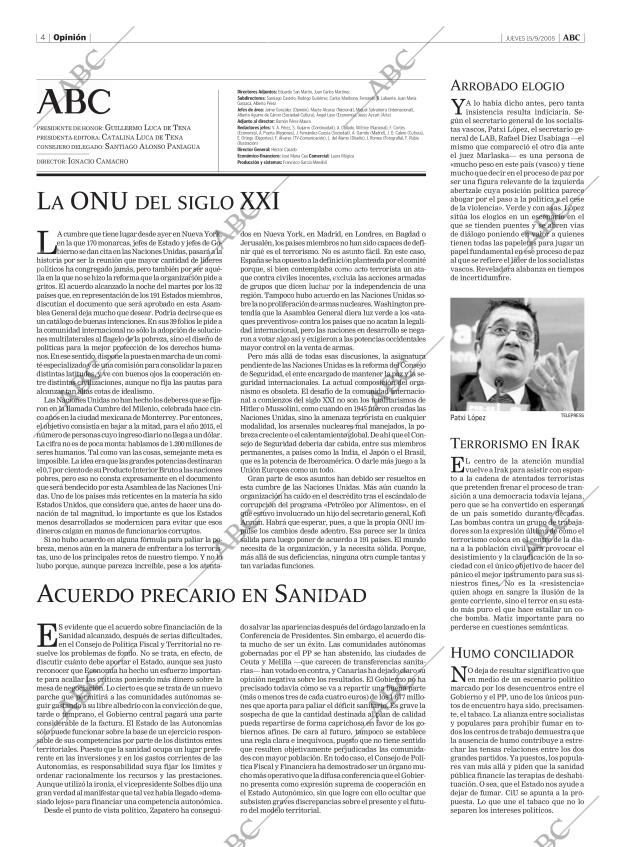 ABC MADRID 15-09-2005 página 4