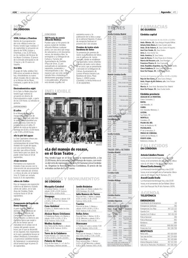 ABC CORDOBA 16-09-2005 página 45