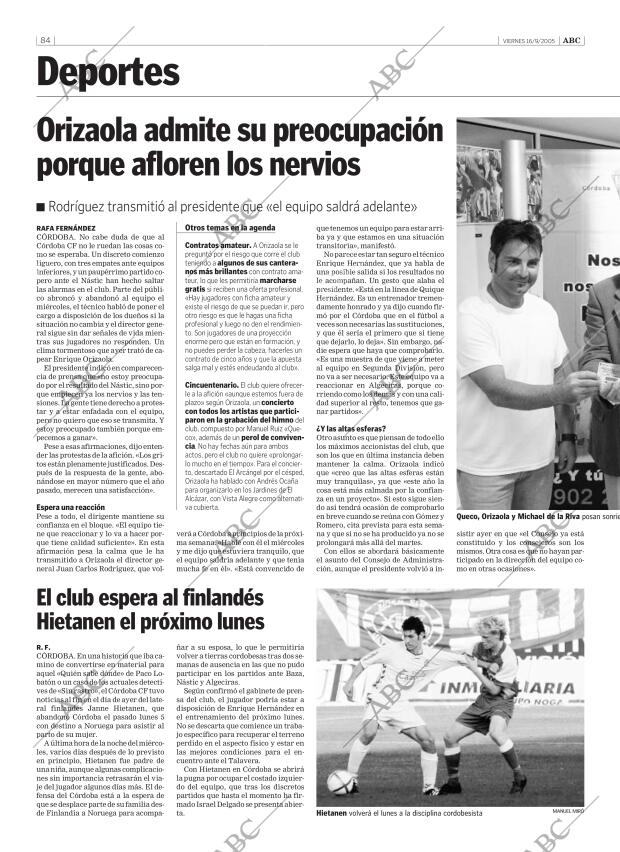 ABC CORDOBA 16-09-2005 página 84