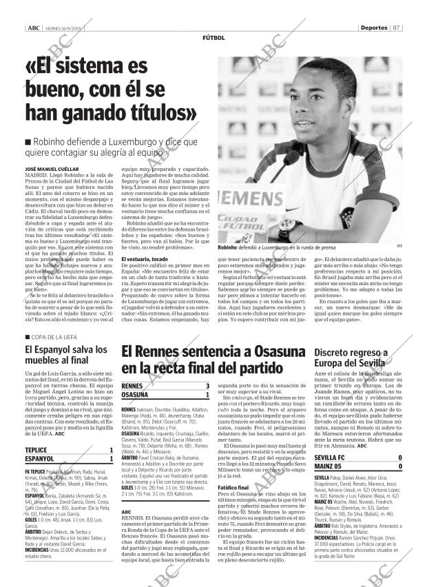 ABC CORDOBA 16-09-2005 página 87