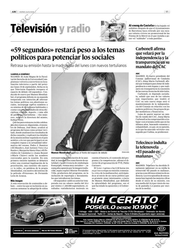 ABC CORDOBA 16-09-2005 página 95