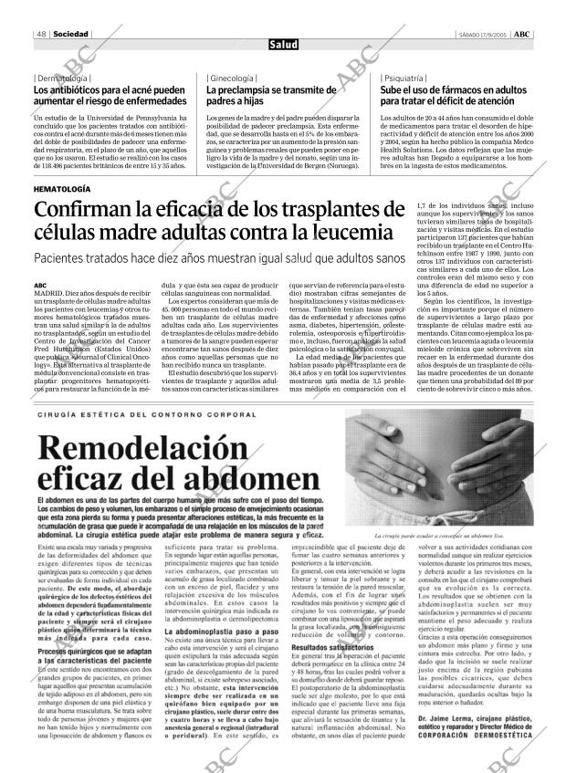 ABC MADRID 17-09-2005 página 48