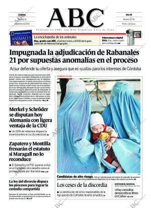 ABC CORDOBA 18-09-2005 página 1