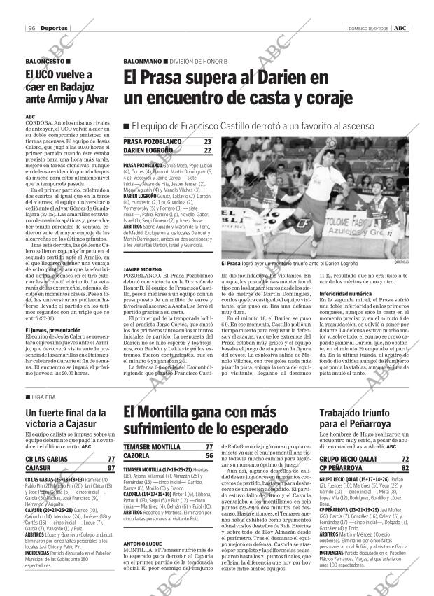 ABC CORDOBA 18-09-2005 página 96