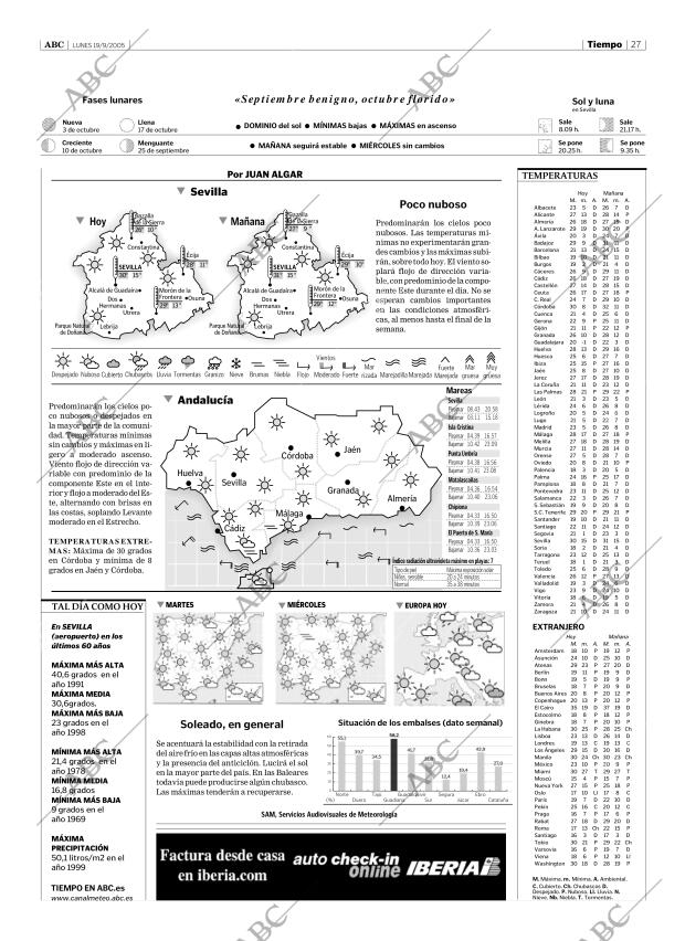 ABC SEVILLA 19-09-2005 página 27