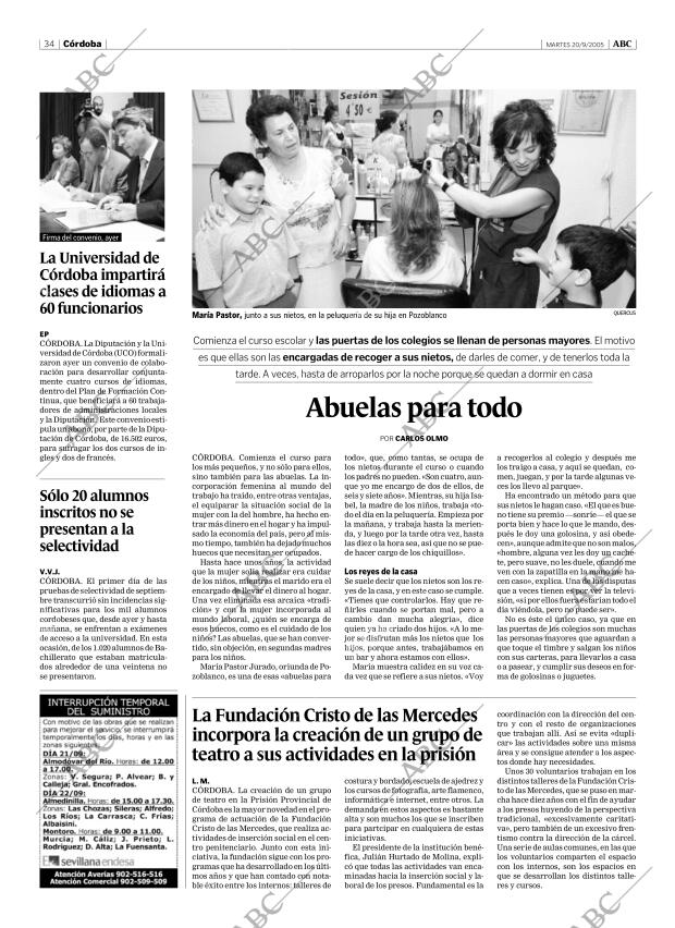 ABC CORDOBA 20-09-2005 página 34