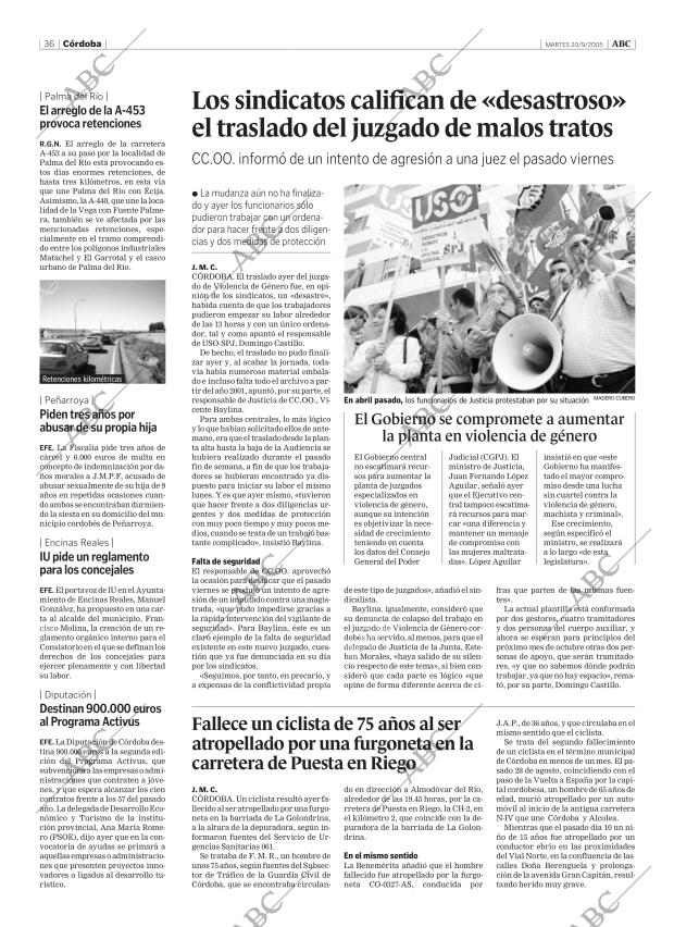 ABC CORDOBA 20-09-2005 página 36