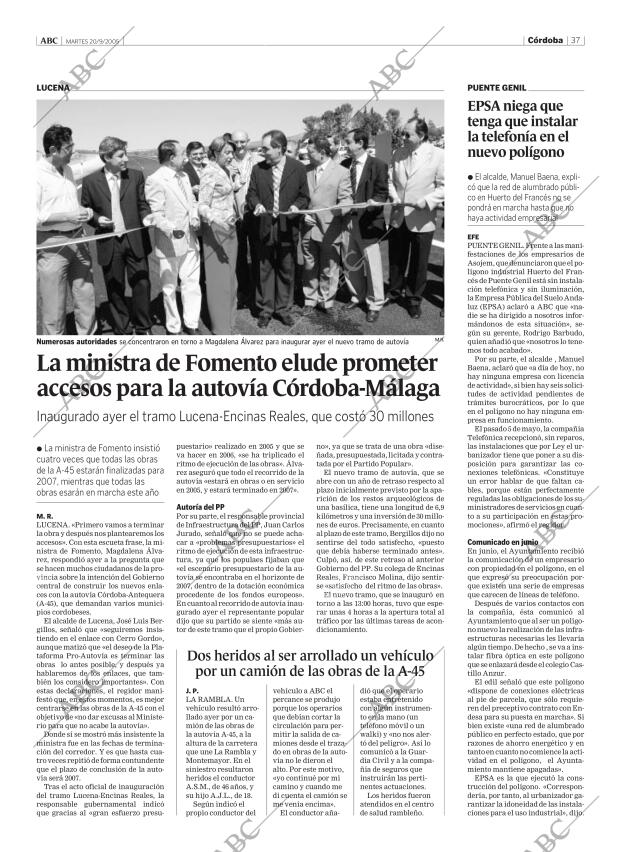 ABC CORDOBA 20-09-2005 página 37