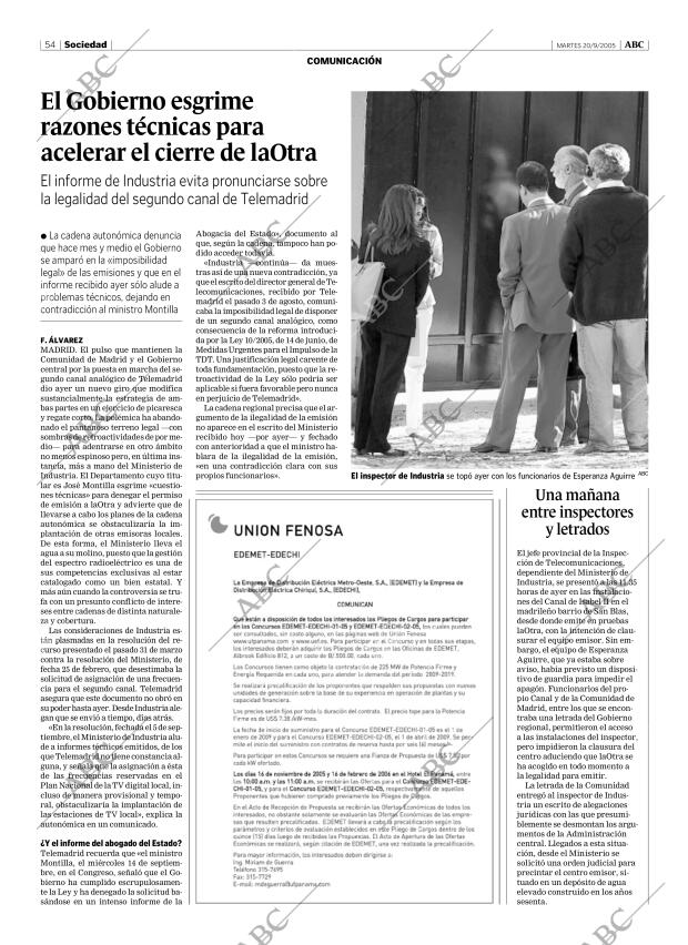 ABC CORDOBA 20-09-2005 página 54