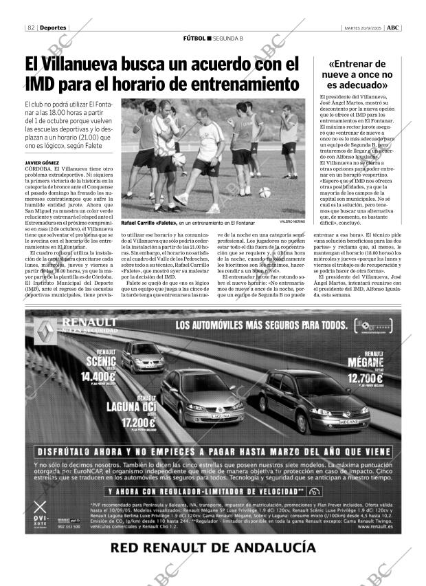 ABC CORDOBA 20-09-2005 página 82