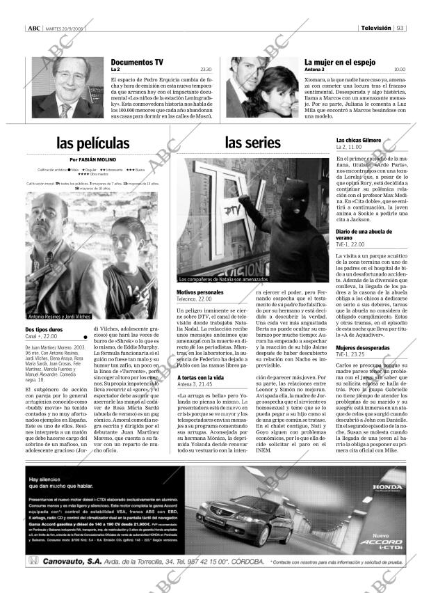 ABC CORDOBA 20-09-2005 página 93
