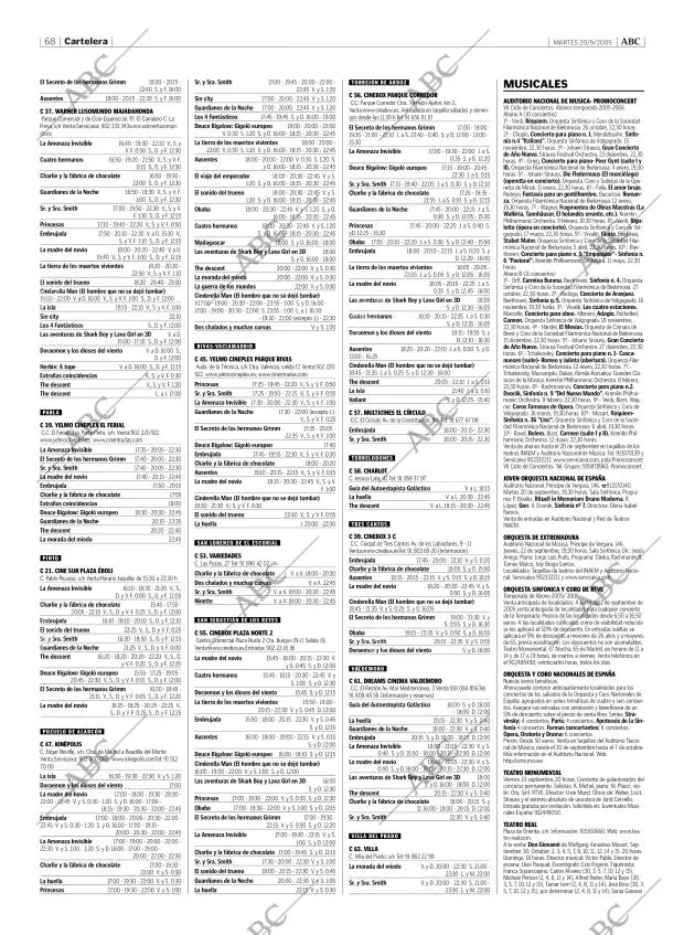 ABC MADRID 20-09-2005 página 68