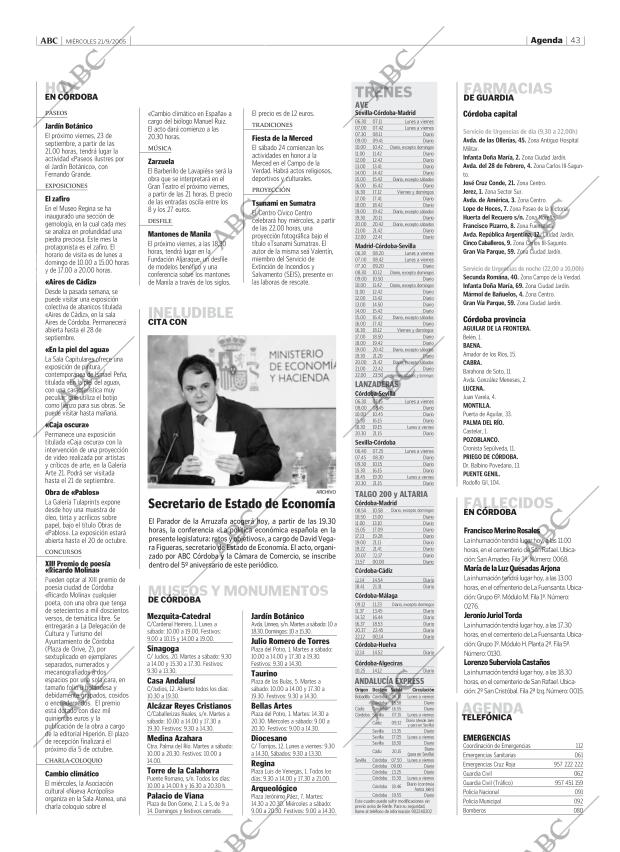 ABC CORDOBA 21-09-2005 página 43