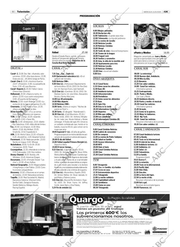 ABC CORDOBA 21-09-2005 página 90