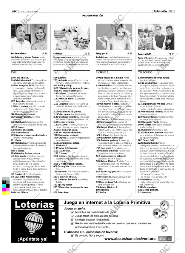 ABC MADRID 21-09-2005 página 103