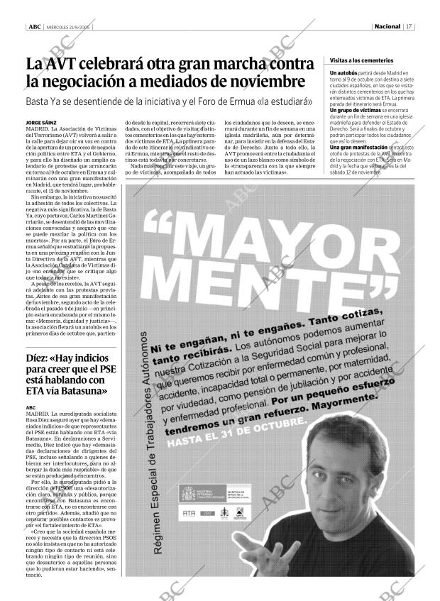 ABC MADRID 21-09-2005 página 17